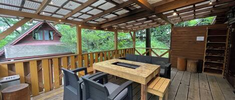 Cottage with Open-air Bath (RINDOU) | Terrace/patio