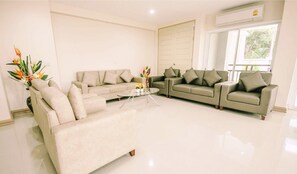 Sala de estar en el lobby