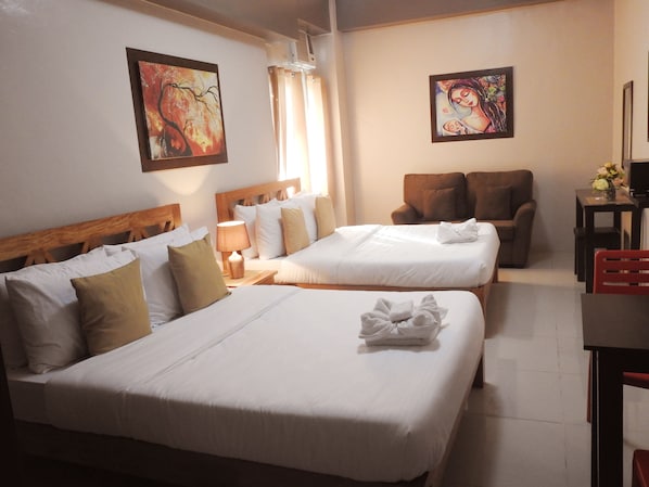 Familien-Vierbettzimmer, 2 Queen-Betten