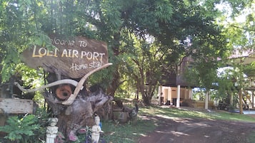 Entrada de la propiedad