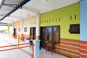 Familienzimmer, 2 Doppelbetten, Balkon, Bergblick | Ausblick vom Zimmer