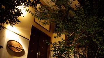 Front of property – evening/night
