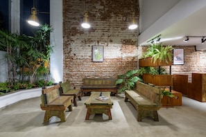 Sala de estar en el lobby