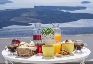 Luxury Suite, Private Pool (King) | Terrace/patio - Senses Suites (Santorini)