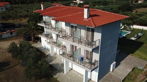 Aerial view - Vergina Pension (Sithonia)