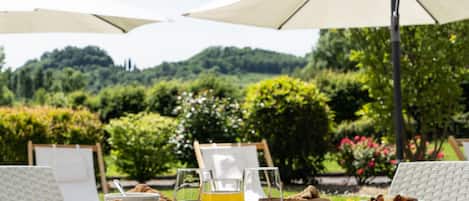 Tägliches Frühstücksbuffet (15 EUR pro Person)