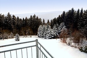 Blick von der Unterkunft