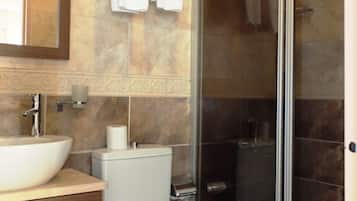Standard Double Room | Bathroom | Shower, free toiletries, hair dryer, slippers