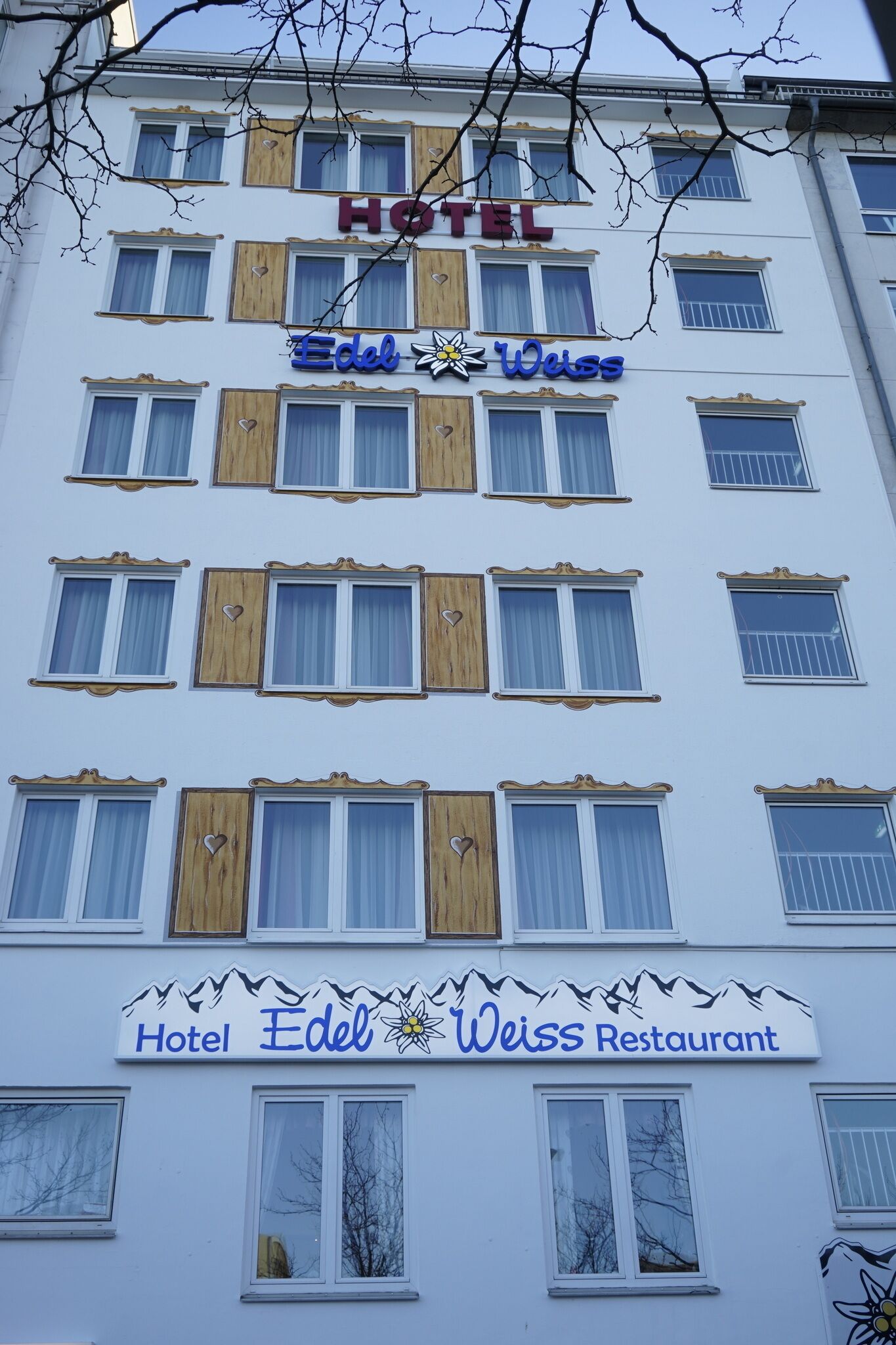 Fassade der Unterkunft