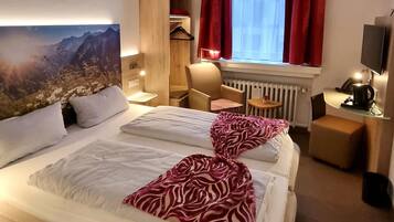 Economy Double Room | Premium bedding, in-room safe, desk, soundproofing