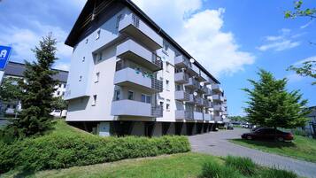 Blick von der Unterkunft