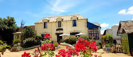 Front of property – evening/night