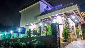 Front of property – evening/night