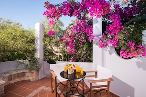 Appartement Duplex Tradition, 2 chambres, terrasse, vue mer | Terrasse/Patio