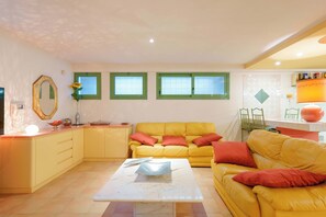 Cheminée, livres, chaîne hi-fi, espaces bureaux