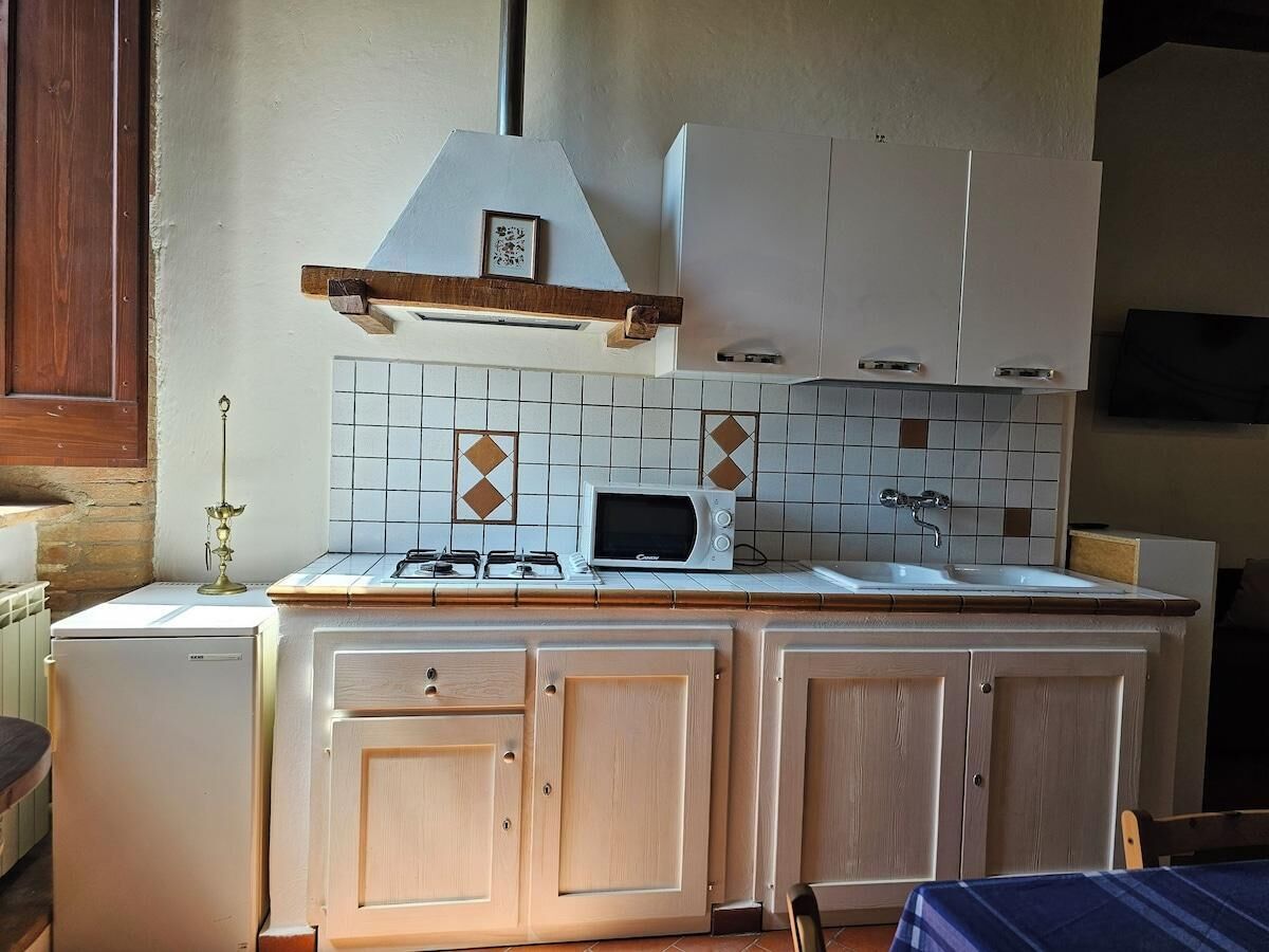 Kühlschrank, Mikrowelle, Herdplatte