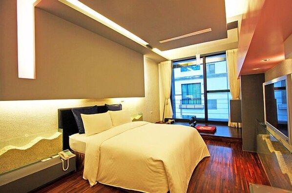 Design Double Room | Premium bedding, individually decorated, individually furnished - Gold Sandy Beach Hotel (Hengchun)