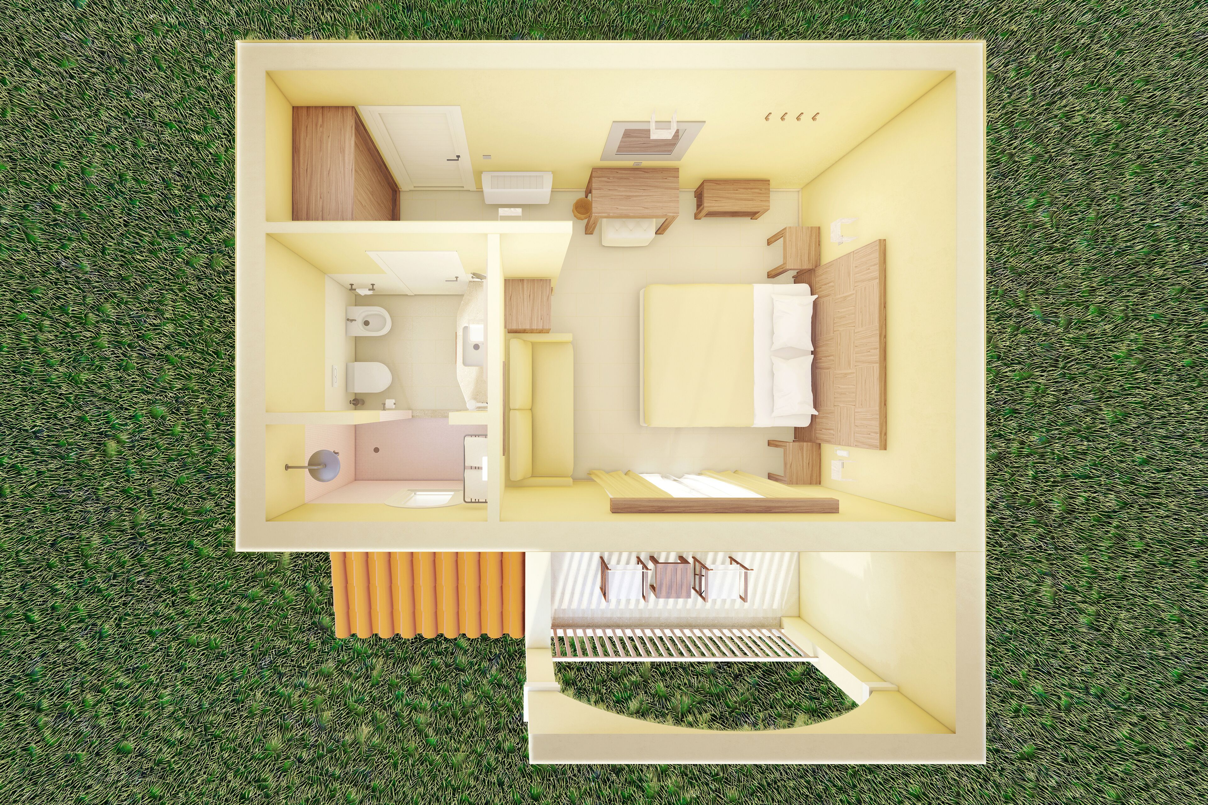 Habitación clásica, balcón | Ropa de cama de alta calidad y minibar 