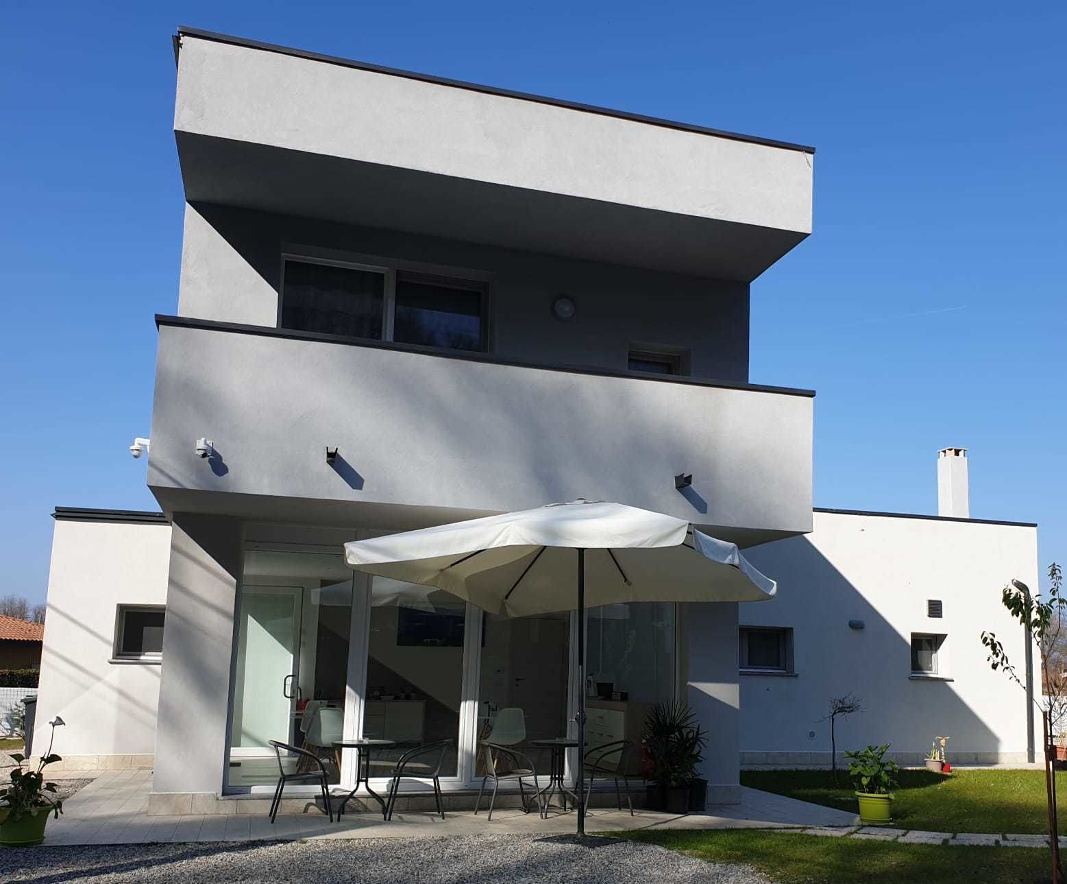 Fassade der Unterkunft