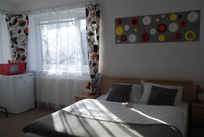 Superior Double Room, Refrigerator & Microwave, Courtyard Area | Premium bedding, iron/ironing board, free WiFi, bed sheets - Privat Voyage (Liptovsky Mikulas)