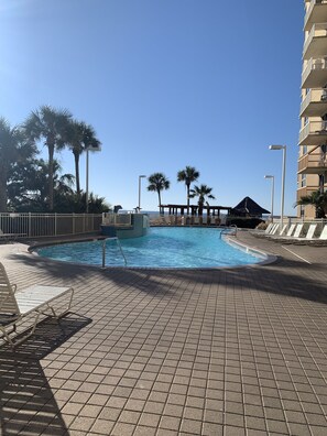 Indoor pool, outdoor pool