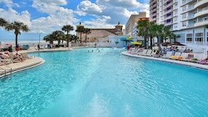 Indoor pool, outdoor pool