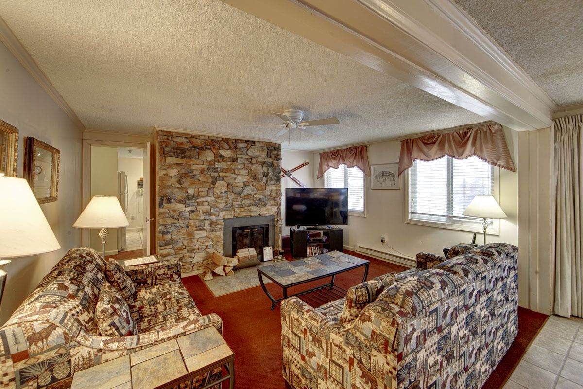 1st Fl. 2BR-Mt. Lodge Fireplace-Slope side Unique March Specials Sleeps 6
