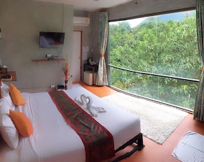 Suite, Non Smoking, Hill View | Hypo-allergenic bedding, in-room safe, desk, free WiFi - White Jail at Koh Tao Hostel (Koh Tao)