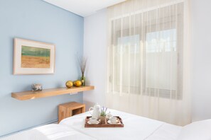 2 chambres, draps en coton égyptien, literie de qualité supérieure