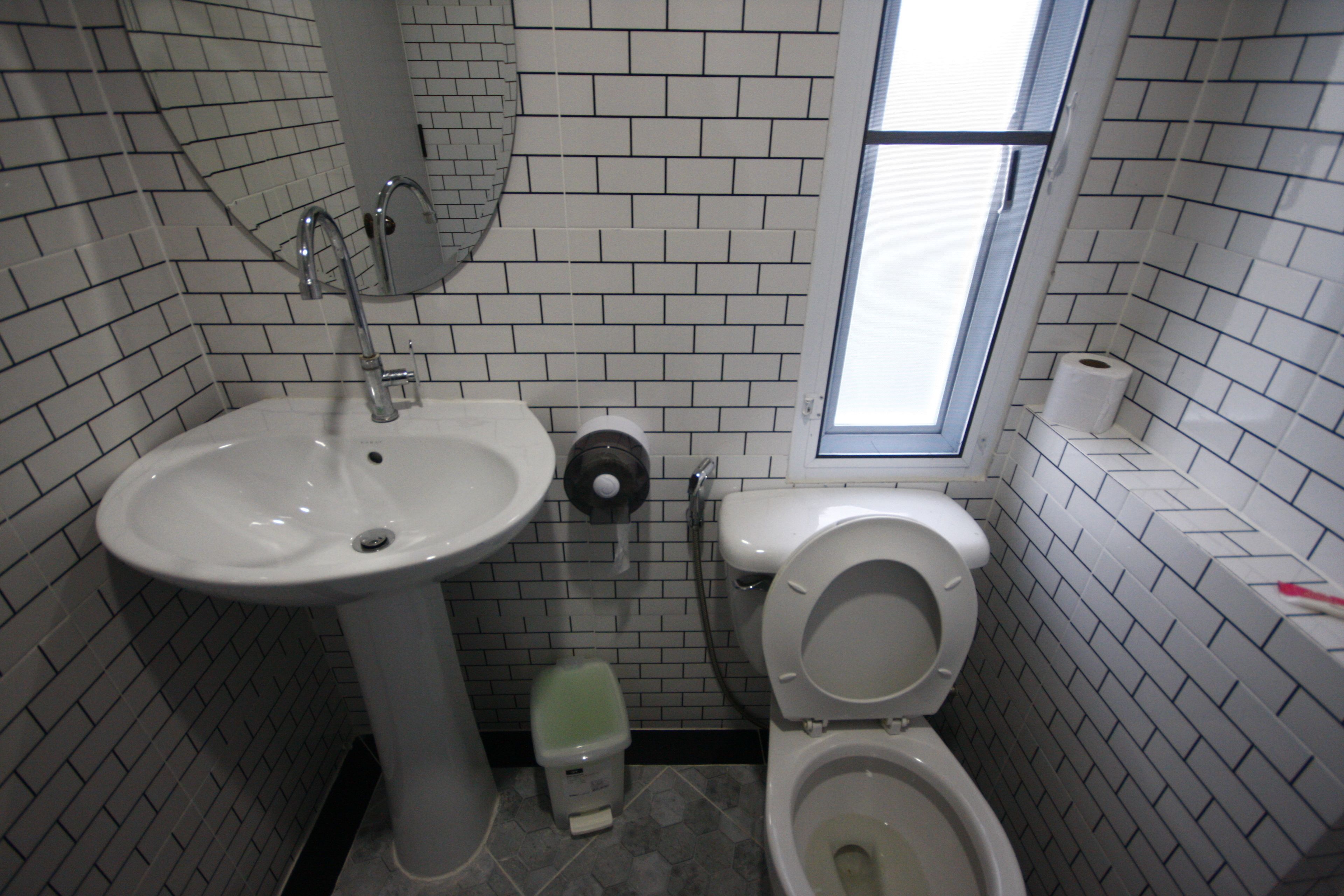 deluxe twin room | bathroom | shower, free toiletries, hair dryer, towels