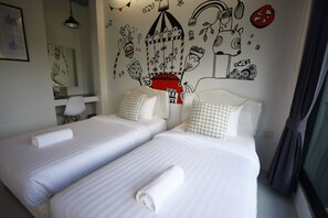 Standard Twin Room | ผ้าม่านกันแสง, Wi-Fi ฟรี