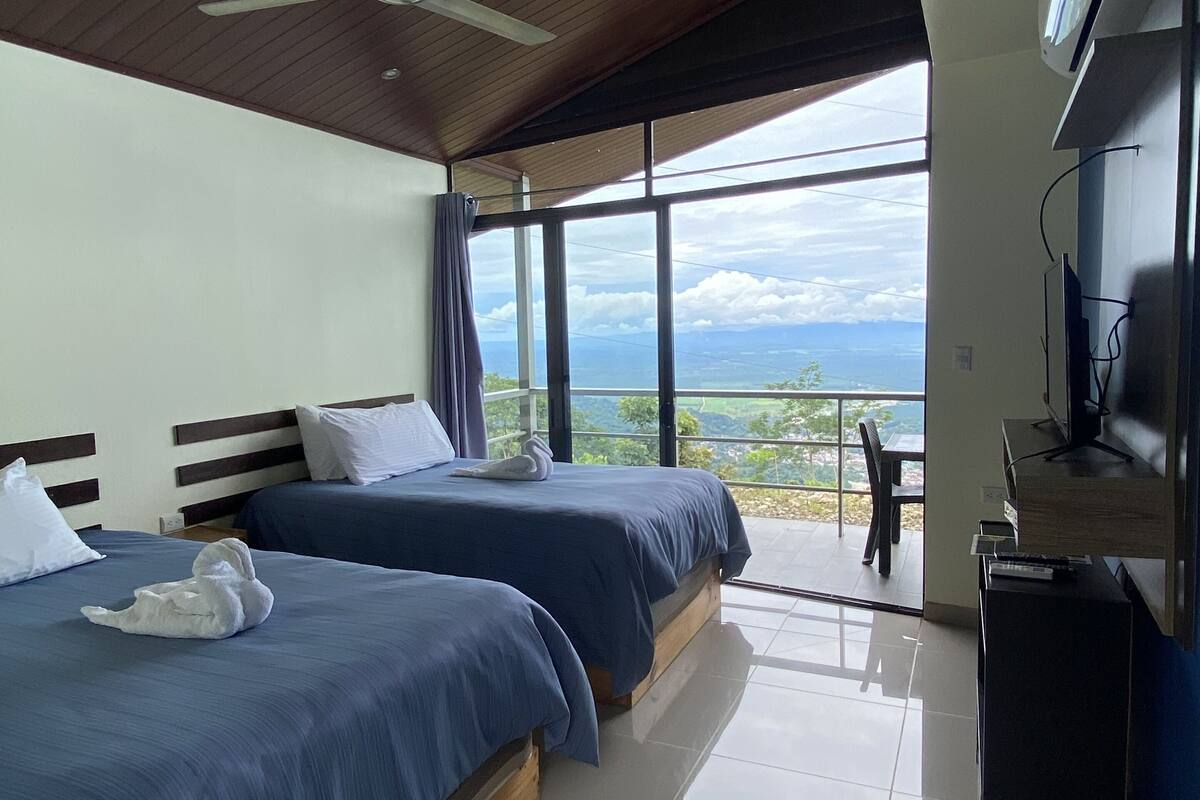 double room, 2 double beds | individually decorated, individually furnished, laptop workspace