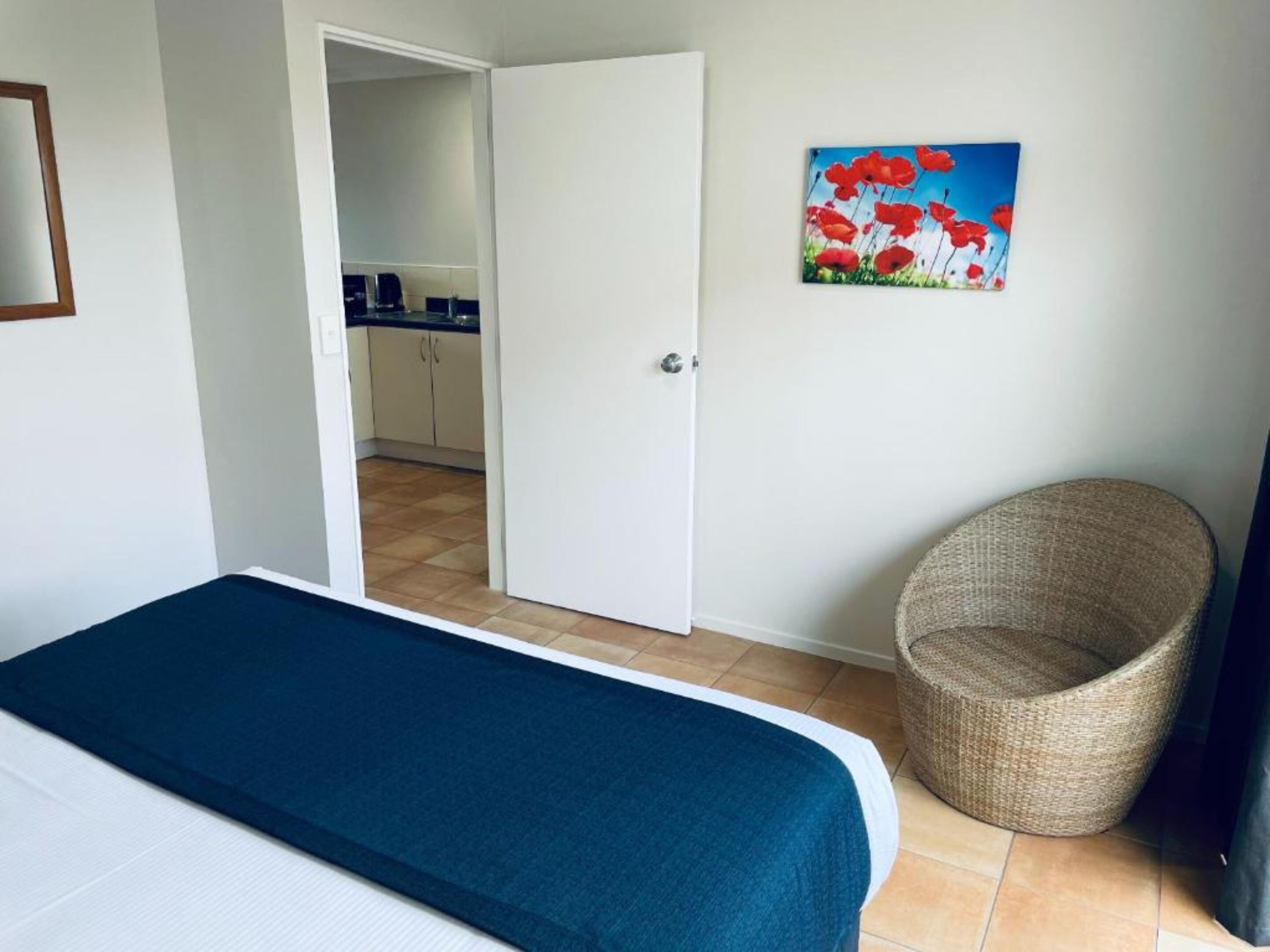 Two Bedroom | Desk, laptop workspace, soundproofing, cots/infant beds