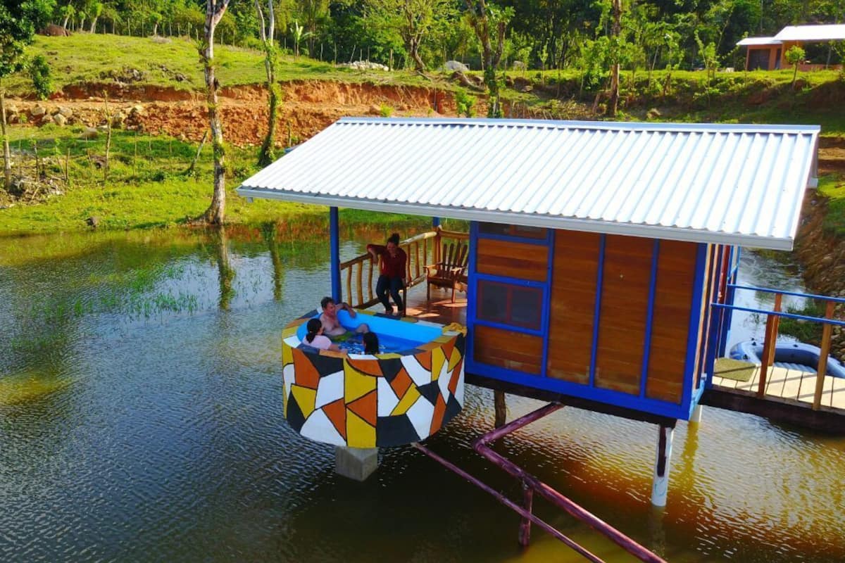 Cabaña romántica, 1 habitación, accesible para personas con discapacidad, junto al lago | Vistas al lago
