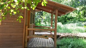 Family Cabin, 2 Bedrooms, Balcony, River View | Balcony - Hotel y Termas Jilamito (Arizona)