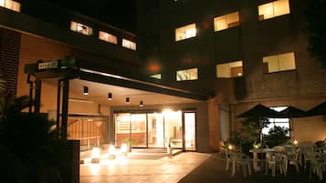 Front of property - evening/night