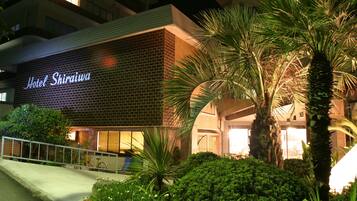 Front of property – evening/night