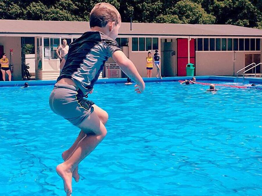 Seasonal outdoor pool