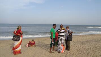 On the beach