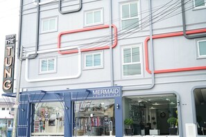 Overnatningsstedets facade