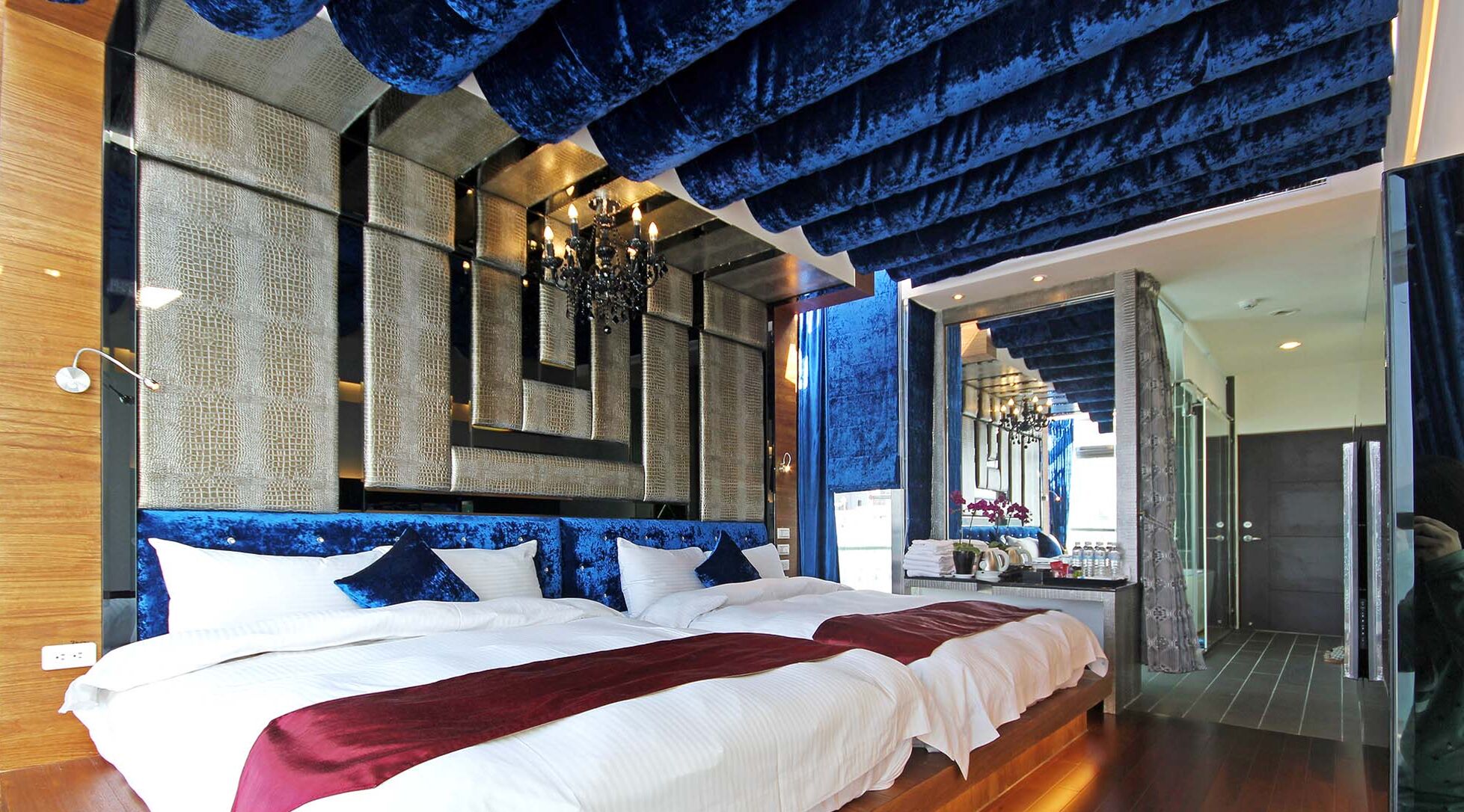 signature room, 2 double beds, balcony | desk, soundproofing, rollaway beds, free wifi