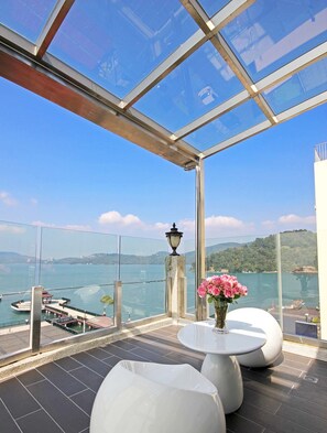 特色客房, 2 张双人床, 阳台 | 露台