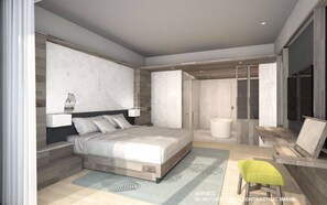 Deluxe Room, Ocean View | Minibar, in-room safe, desk, blackout curtains - Club Med Joy View Golden Coast (Qinhuangdao)