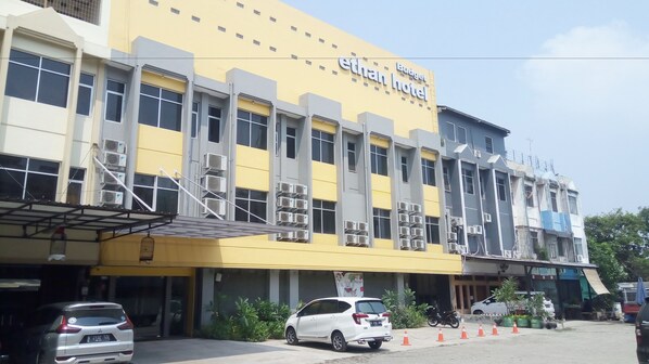 Façade de l’hébergement