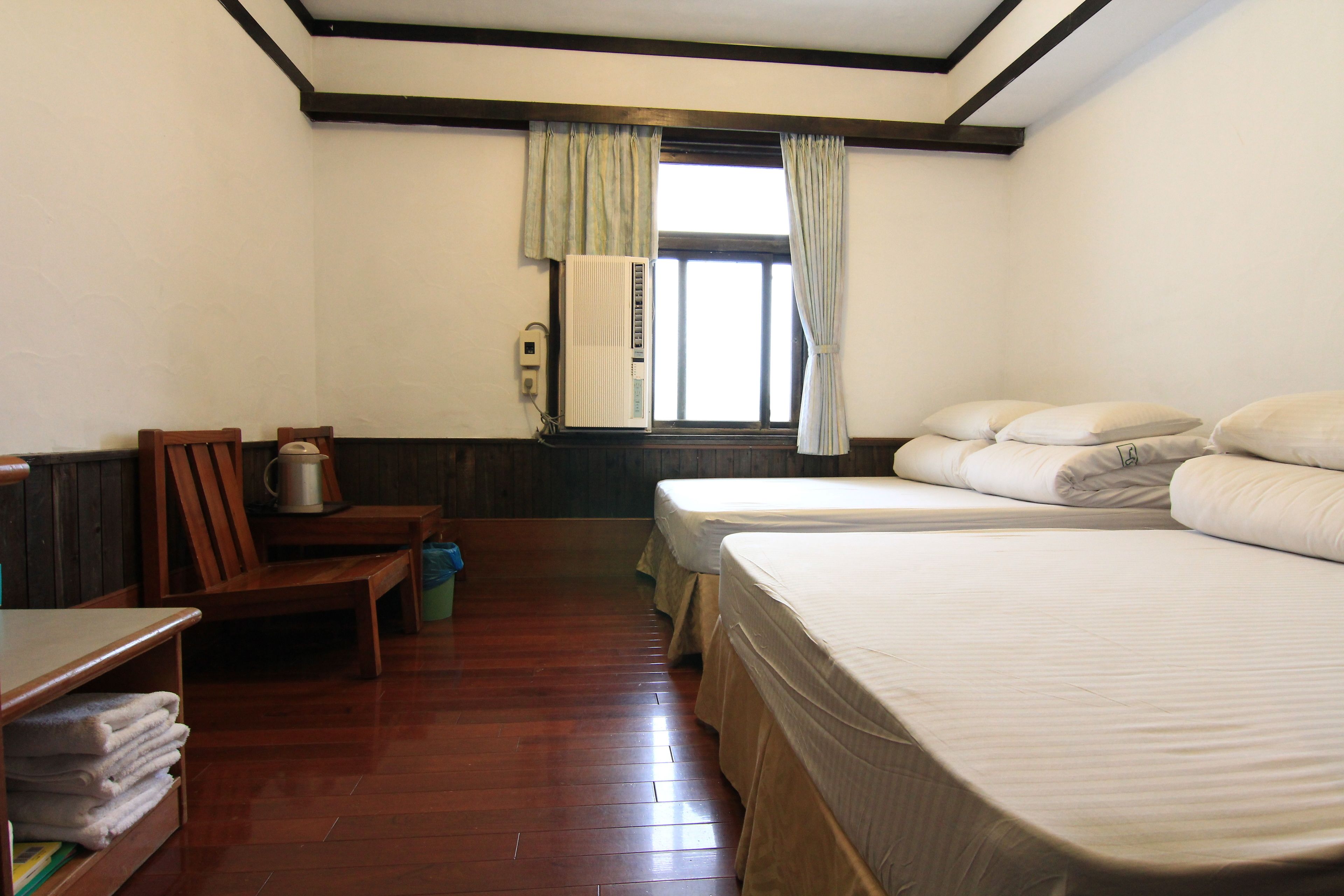 standard quadruple room, 2 double beds | 1 bedroom, blackout curtains, free wifi