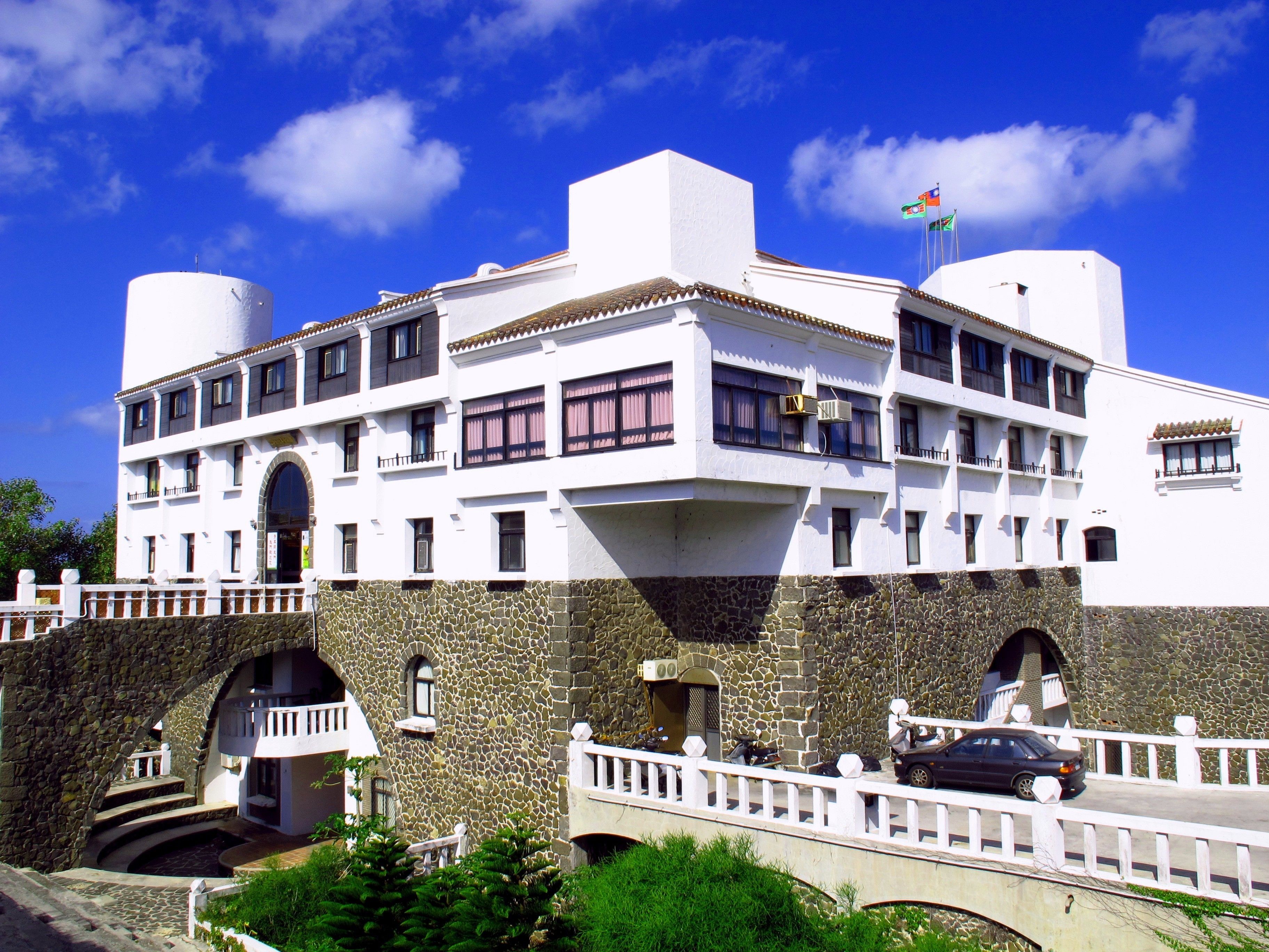 Majoituspaikan julkisivu