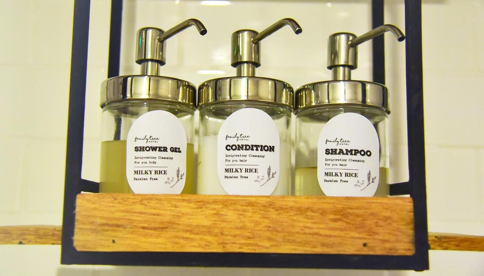 shower, free toiletries, hair dryer, bathrobes