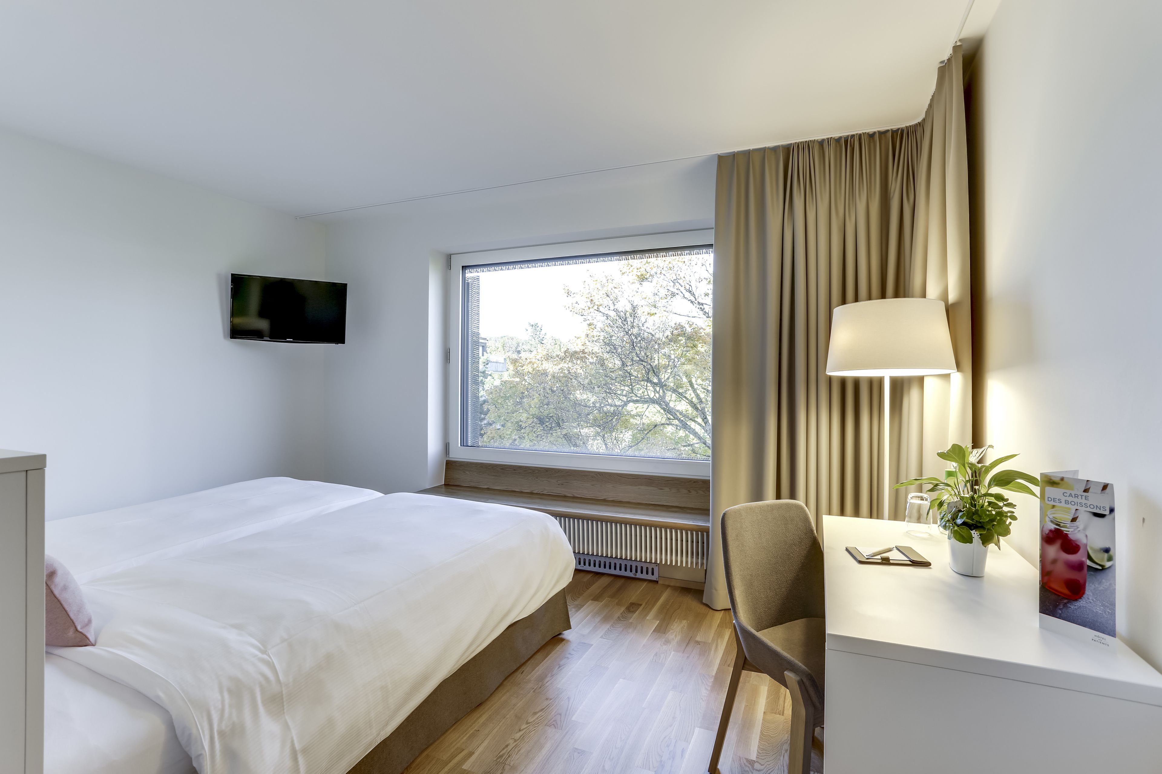 double or twin room | in-room safe, desk, blackout curtains, soundproofing