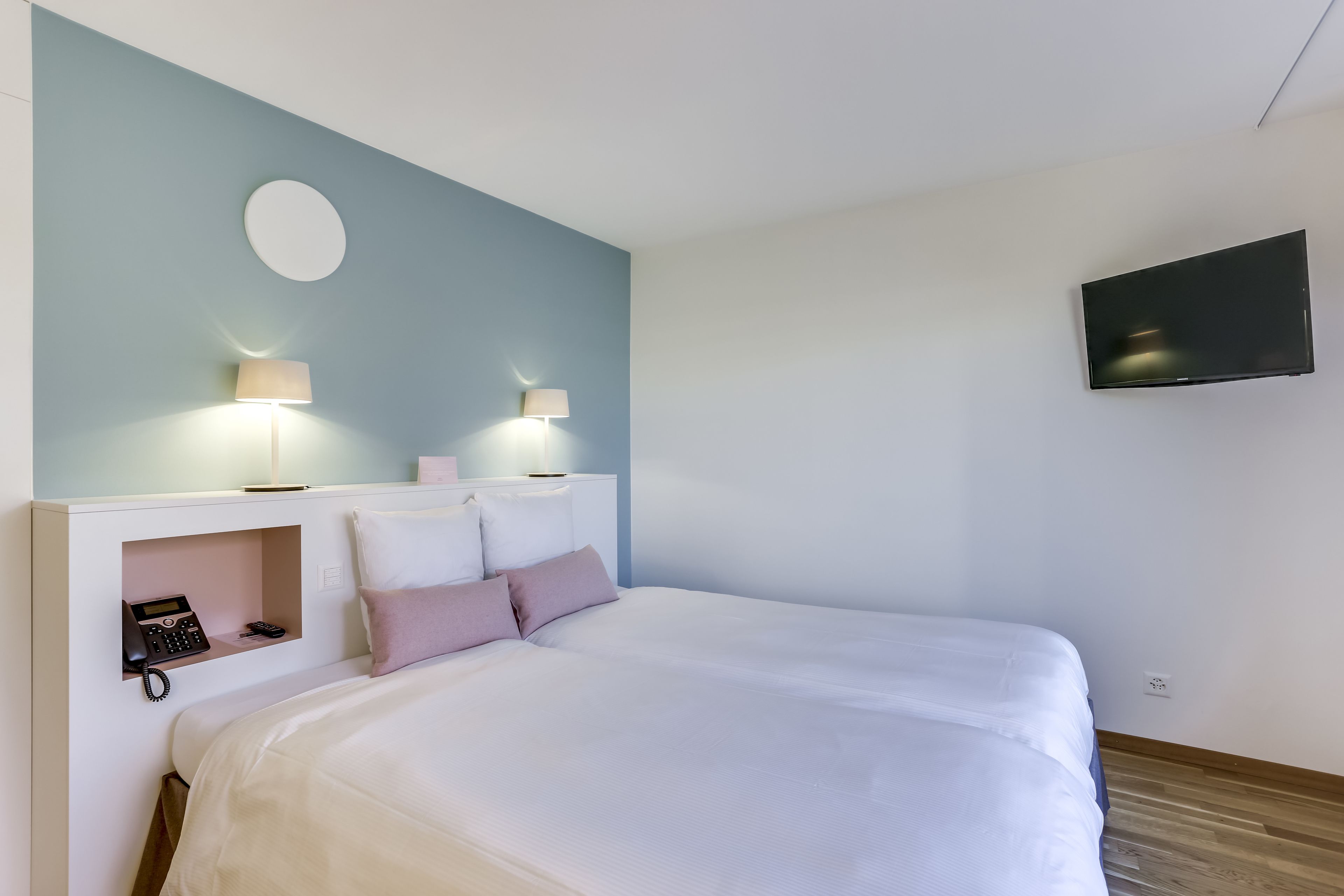 double or twin room | in-room safe, desk, blackout curtains, soundproofing