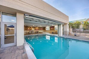Indoor pool, outdoor pool